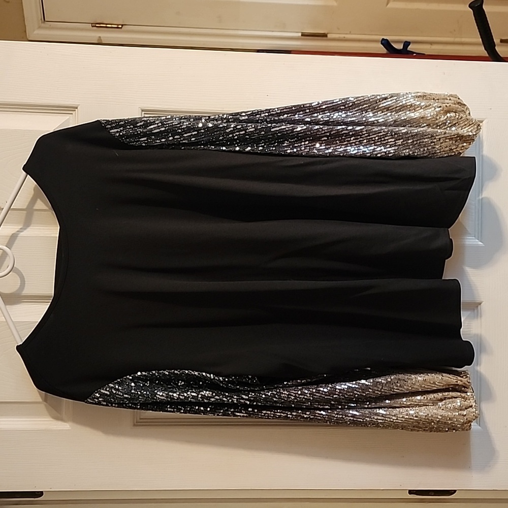 Cato sequins sleeve blouse